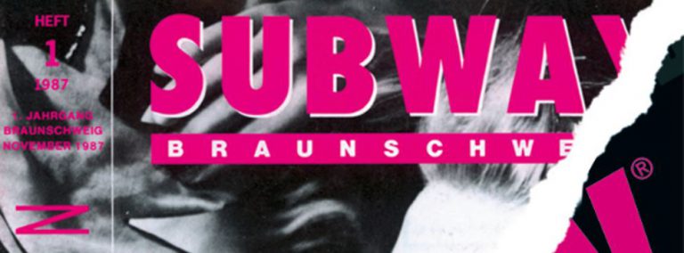 Premiere: Im November 1987 erblickte SUBWAY in der Löwenstadt das Licht der Welt. Grafik: SUBWAY.